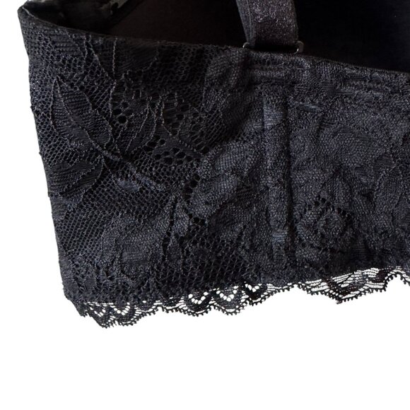 Torrid Curve Bombshell Everyday Strapless Bra 36DDD Black Lace Multiway Straps - Picture 8 of 16